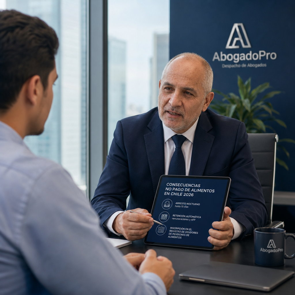 Imagen generada por IA — professional family lawyer consultation modern office