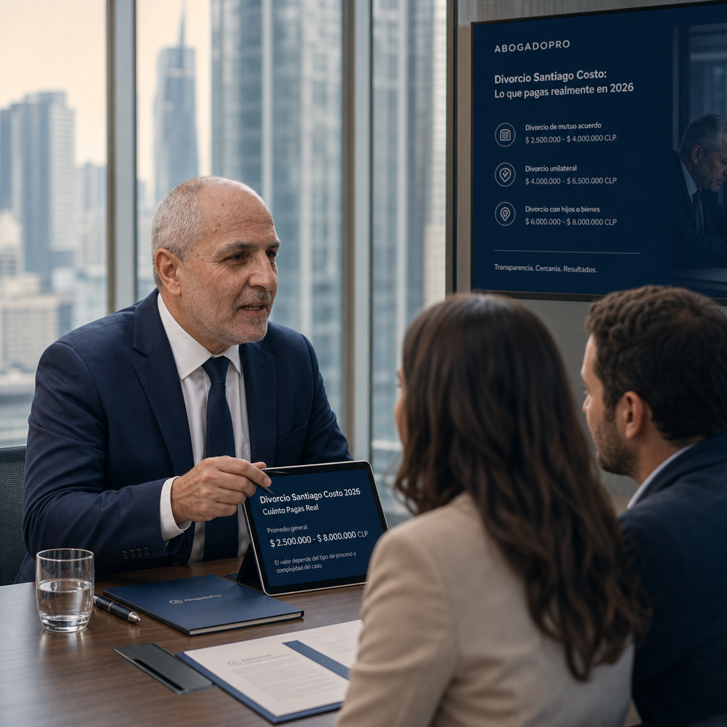 Imagen generada por IA — professional lawyer client consultation modern office