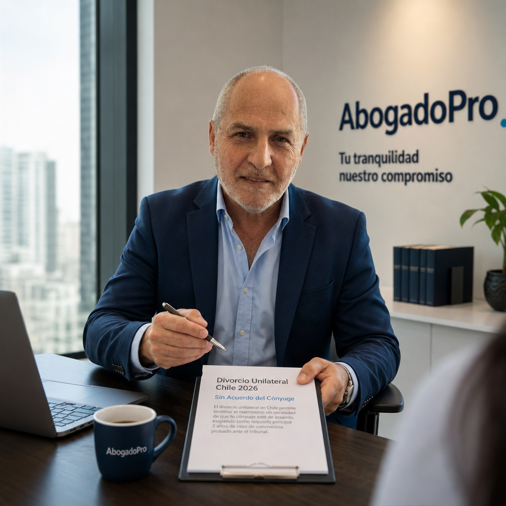 Imagen generada por IA — professional couple consultation modern office lawyer