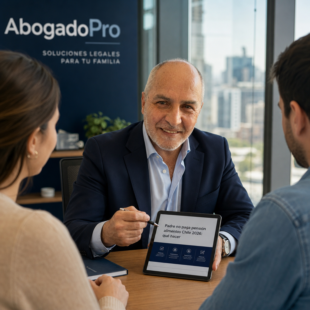 Imagen generada por IA — professional lawyer client consultation modern office family legal matter
